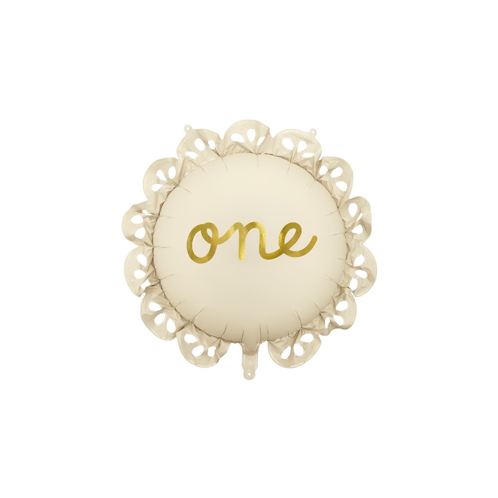 Ballon en foil pastille avec volant One, mix, 51,5x51,5 cm