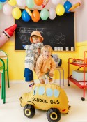 Ballon en foil Bus debout, mix, 66x36 cm