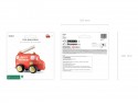 Ballon en foil Camion de pompier, mix, 67x53 cm