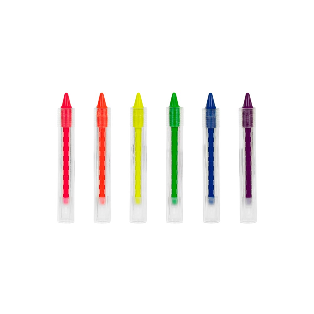 Crayons de maquillage pour visage fluorescents sous UV