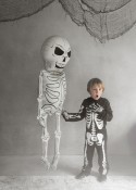 Déguisement pour enfants Squelette, taille 116-128