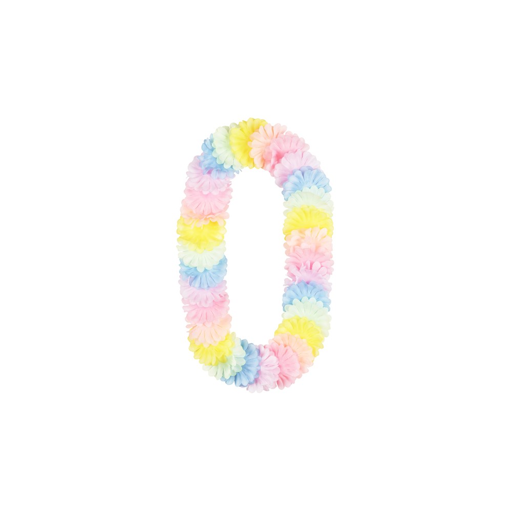 Collier hawaïen pastel, 1,2 m