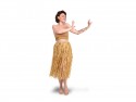 Jupe en raffia, taille adulte, couleur paille