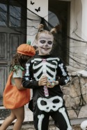 Déguisement pour enfants Squelette, taille 116-128