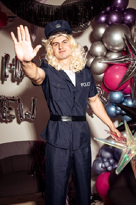 Costume de Policier, bleu...