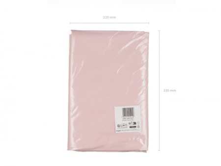 Nappe rose pâle, 230cm