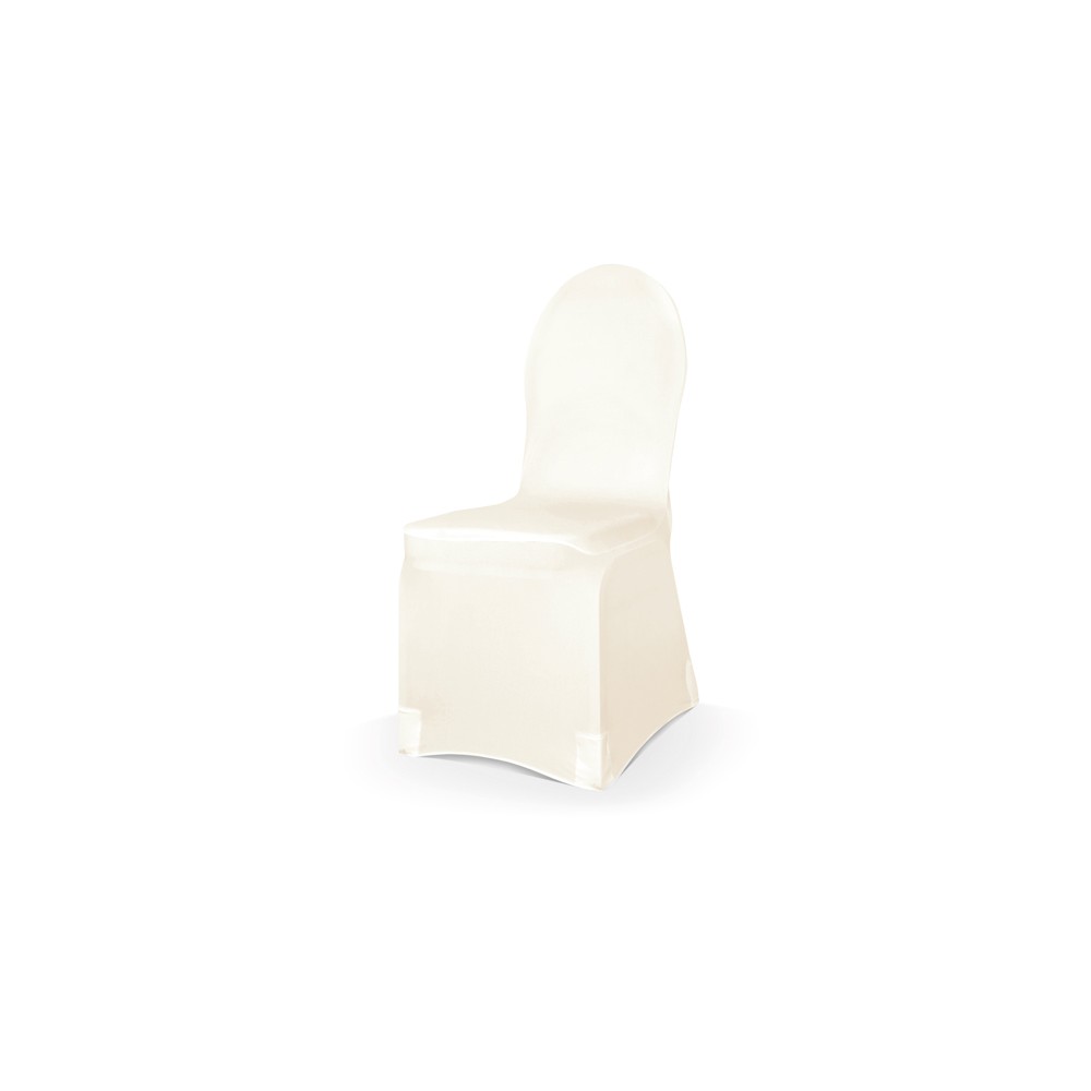 Housse de Chaise, Crème Mat