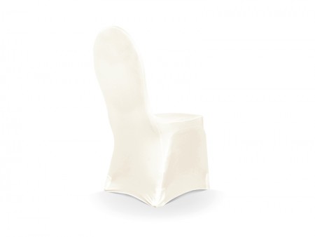 Housse de Chaise, Crème Mat