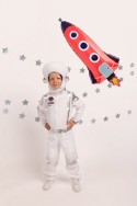 Costume d'astronaute, blanc, taille 116-128 cm