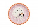 Assiettes en papier Dalmatien, 18x18 cm, mixtes