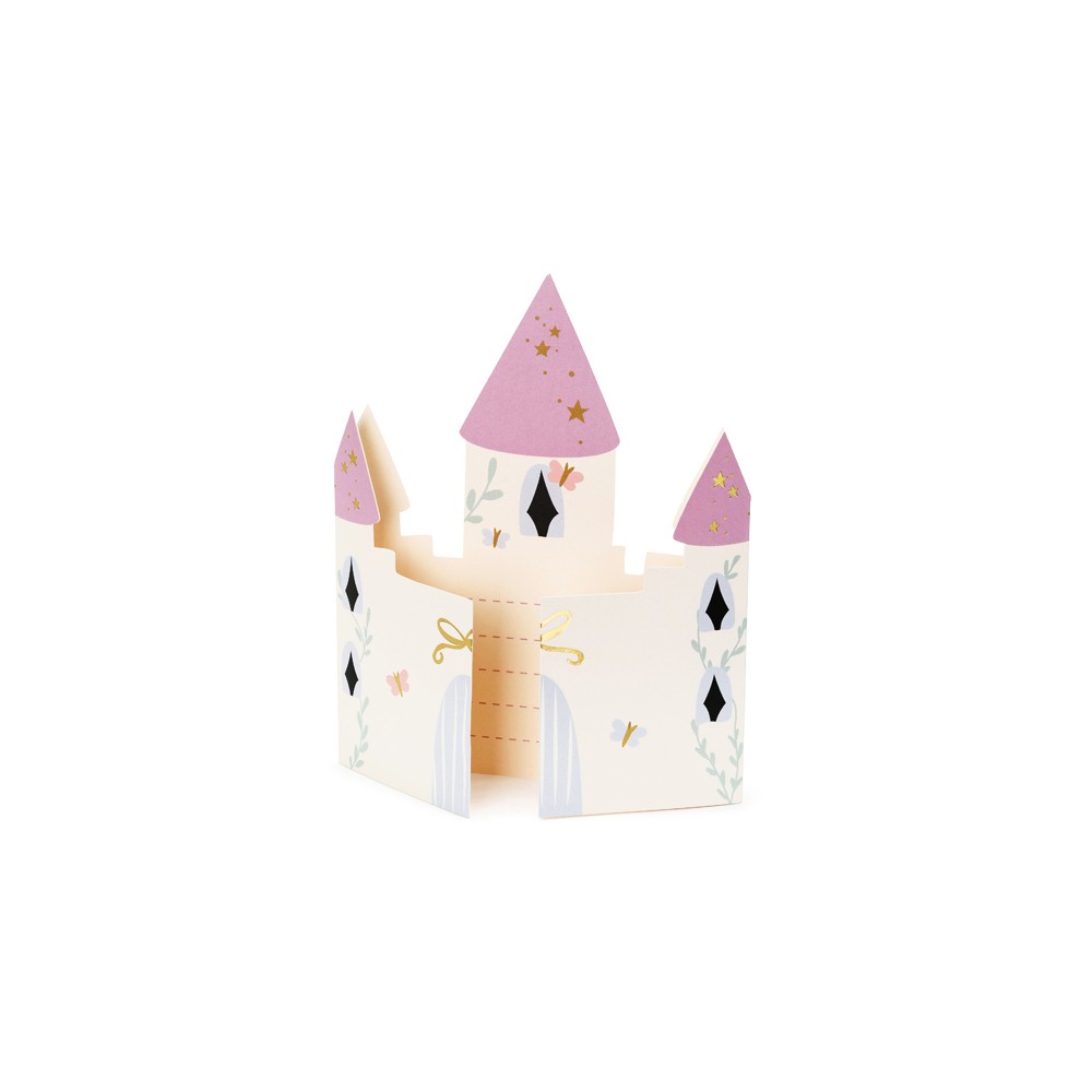 Invitation Château, 12,5x15,5 cm, mix