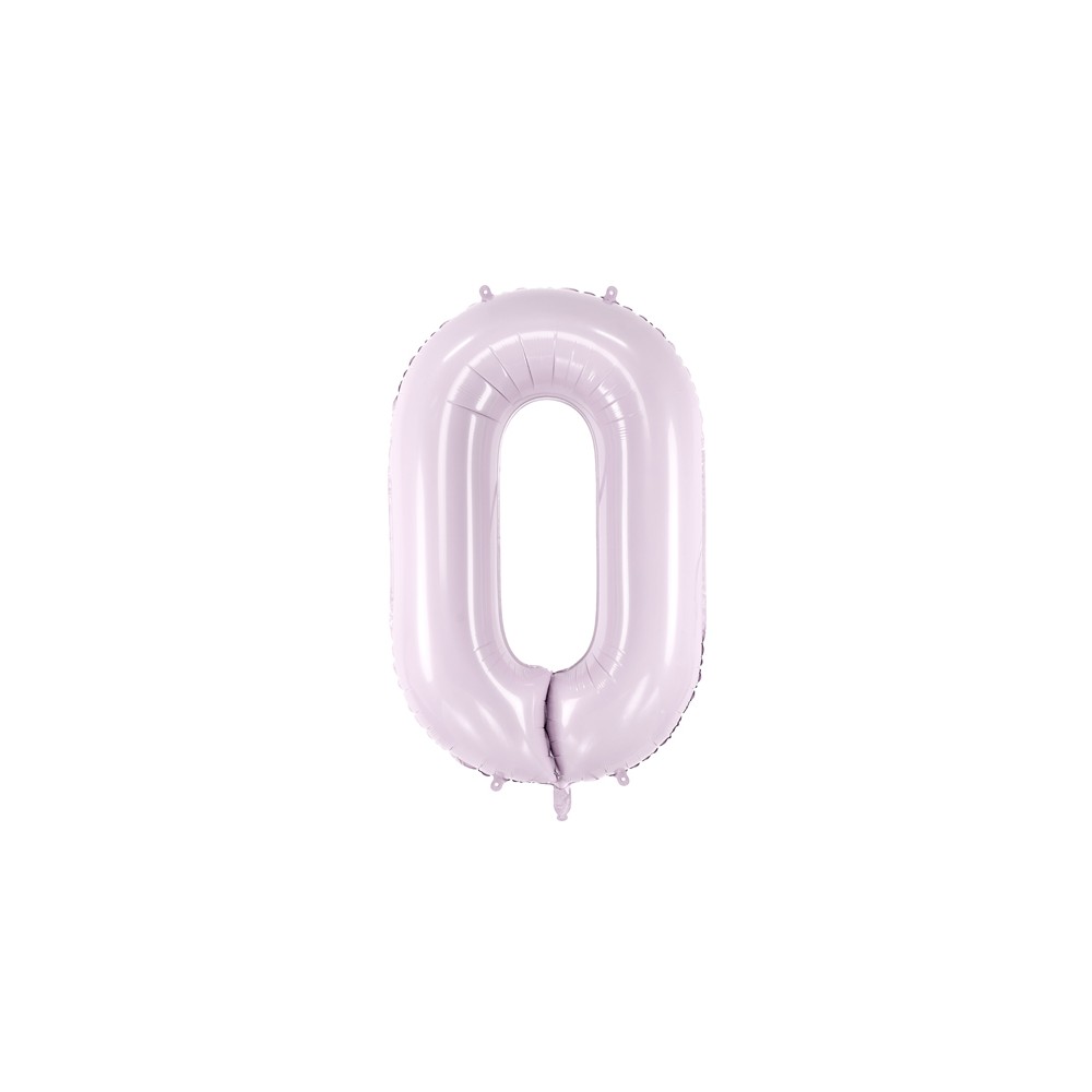 Ballon en aluminium Chiffre ''0'', 72cm, violet