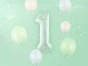 Ballon en aluminium Chiffre ''1'', 72cm, vert
