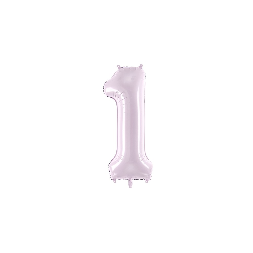 Ballon en aluminium Chiffre ''1'', 72cm, violet