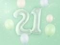 Ballon en aluminium Chiffre ''2'', 72cm, vert