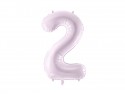 Ballon en aluminium Chiffre ''2'', 72cm, violet