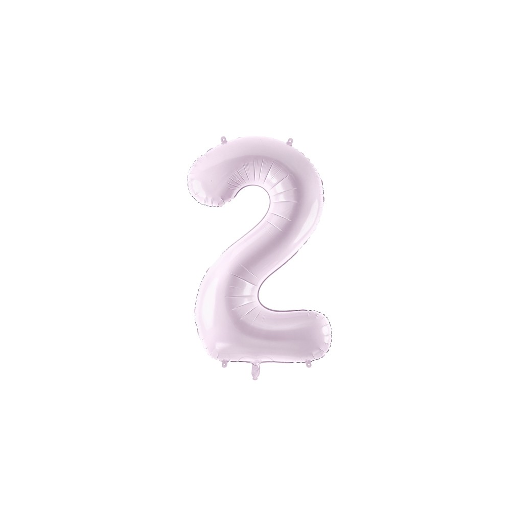Ballon en aluminium Chiffre ''2'', 72cm, violet