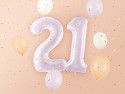 Ballon en aluminium Chiffre ''2'', 72cm, violet