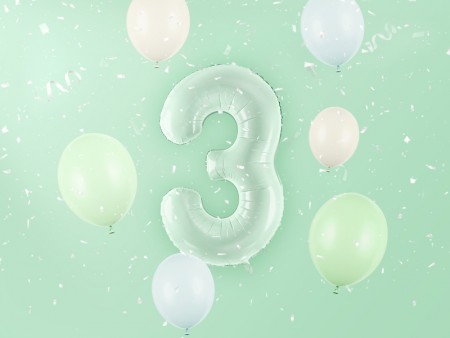 Ballon en aluminium Chiffre...