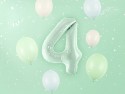 Ballon en aluminium Chiffre ''4'', 72cm, vert
