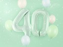 Ballon en aluminium Chiffre ''4'', 72cm, vert
