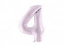 Ballon en aluminium Chiffre ''4'', 72cm, violet
