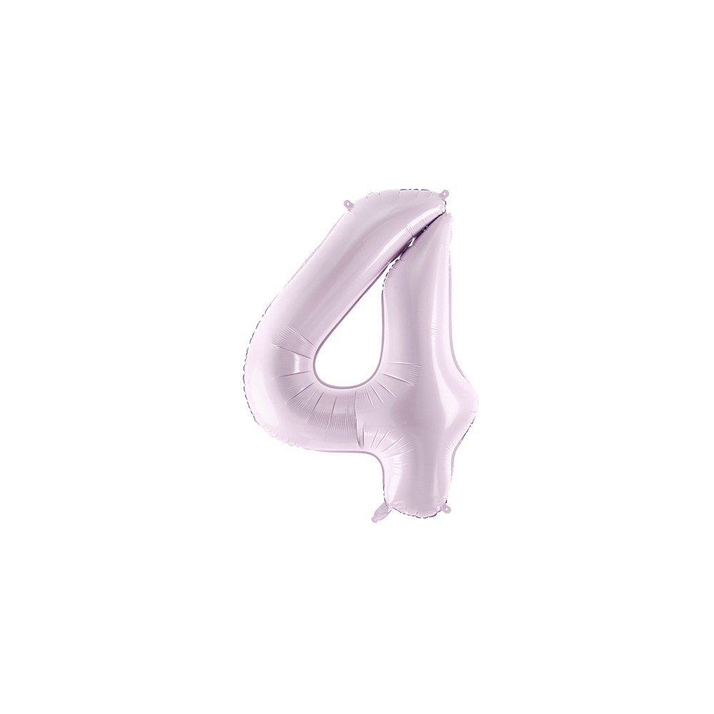 Ballon en aluminium Chiffre ''4'', 72cm, violet