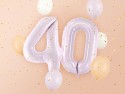 Ballon en aluminium Chiffre ''4'', 72cm, violet