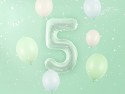 Ballon en aluminium Chiffre ''5'', 72cm, vert