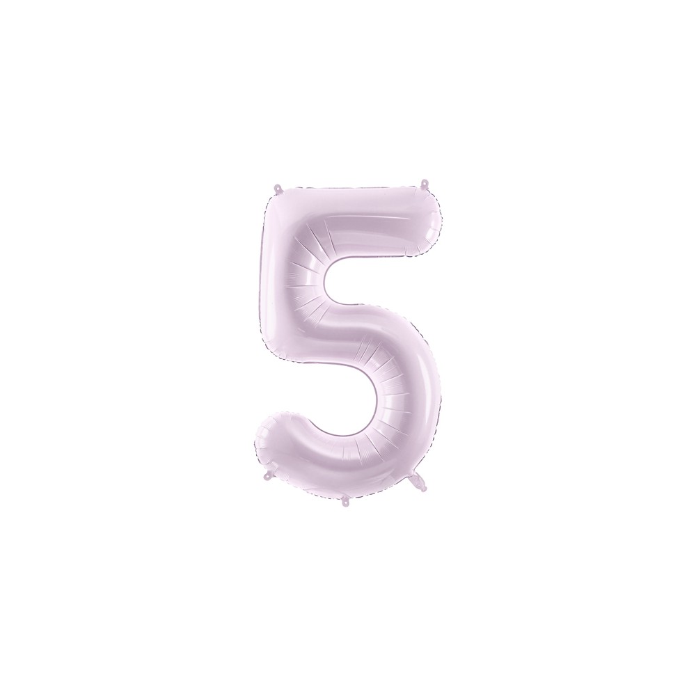 Ballon en aluminium Chiffre ''5'', 72cm, violet