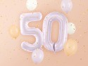 Ballon en aluminium Chiffre ''5'', 72cm, violet