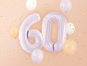 Ballon en aluminium Chiffre ''6'', 72cm, violet