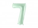 Ballon en aluminium Chiffre ''7'', 72cm, vert
