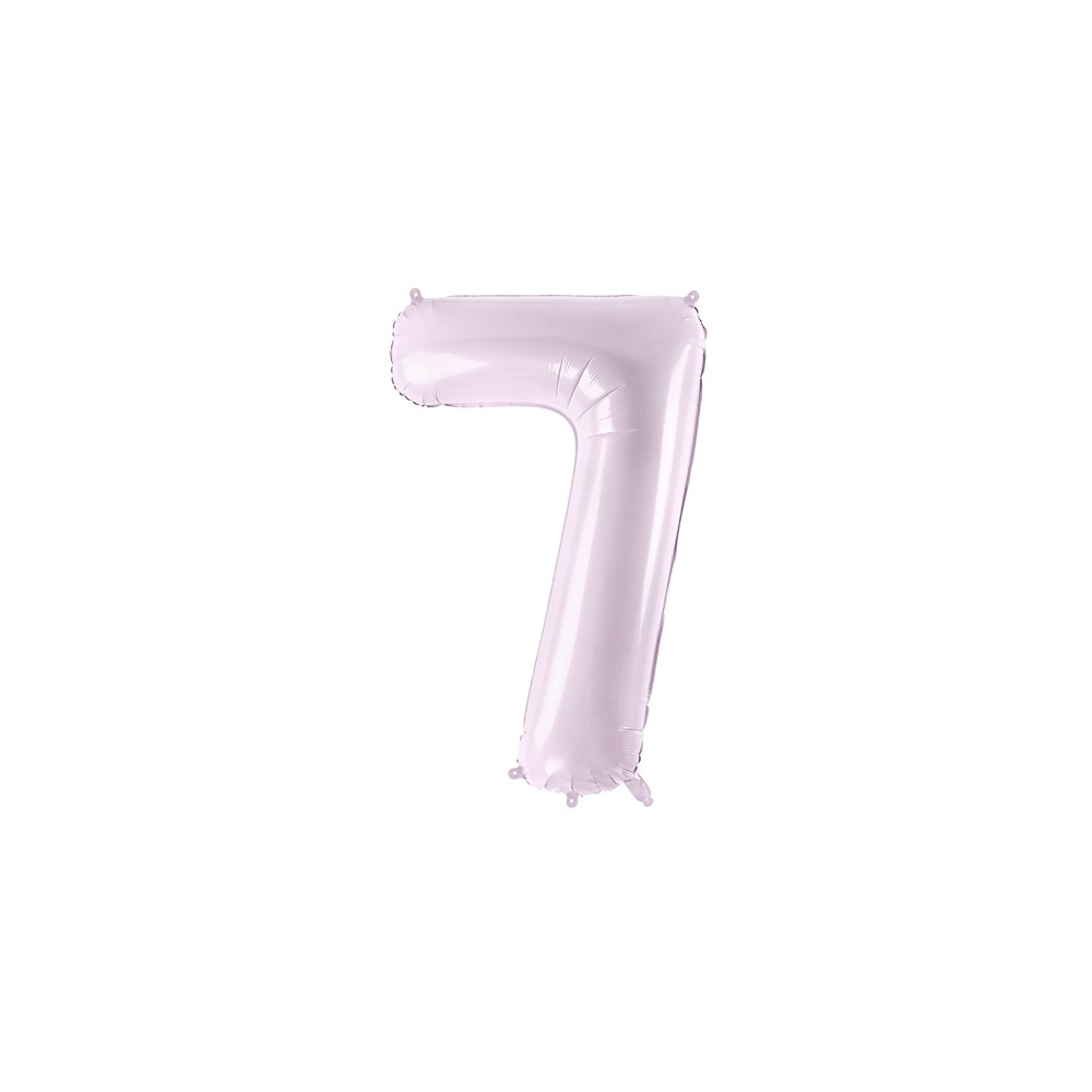 Ballon en aluminium Chiffre ''7'', 72cm, violet