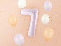 Ballon en aluminium Chiffre ''7'', 72cm, violet