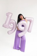 Ballon en aluminium Chiffre ''7'', 72cm, violet