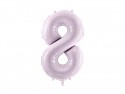 Ballon en aluminium Chiffre ''8'', 72cm, violet