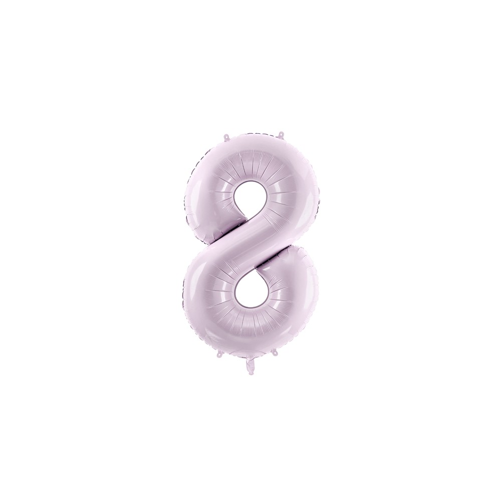 Ballon en aluminium Chiffre ''8'', 72cm, violet