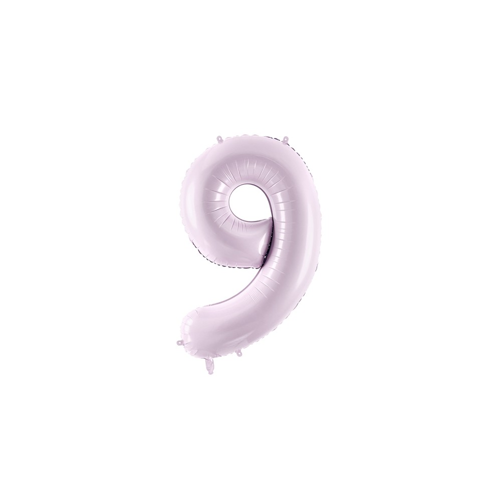 Ballon en aluminium Chiffre ''9'', 72cm, violet