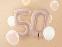 Ballon en aluminium Chiffre ''5'', 72cm, beige foncé