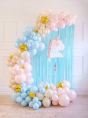 Pinata pliable - Tête de licorne, 41x48x10 cm
