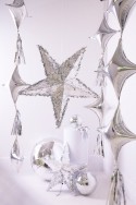 Pinata pliable - Étoile, 68x68x30 cm, argenté