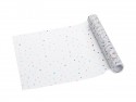 Chemin de table en tulle Étoiles, mix, 0,35 x 9 m
