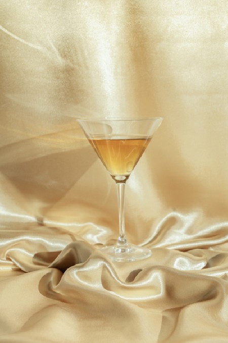 Satin lisse, or, 0,48 x 9m