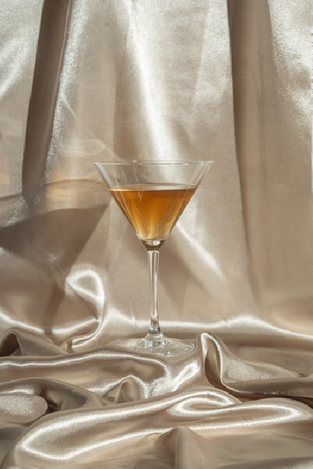 Satin lisse, or froid, 0,48...