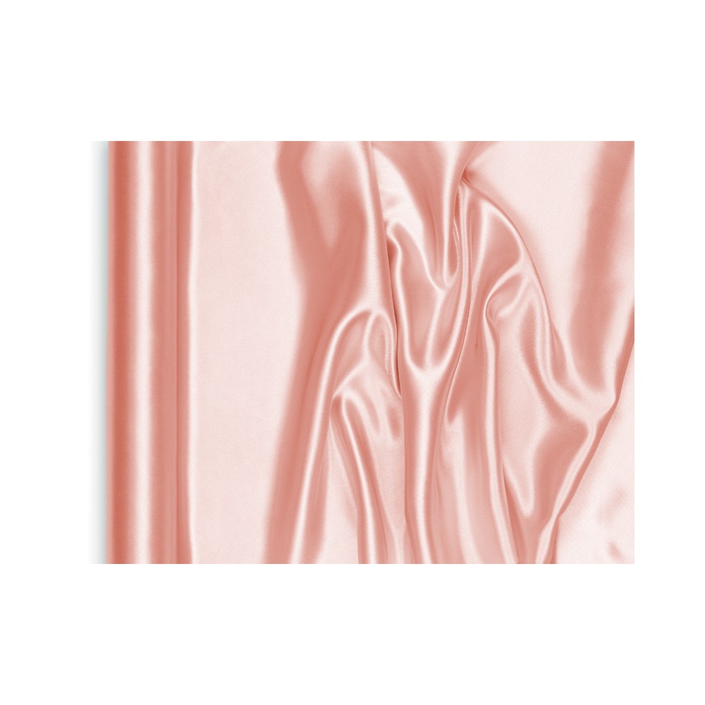 Satin lisse, pêche, 0,48 x 9m
