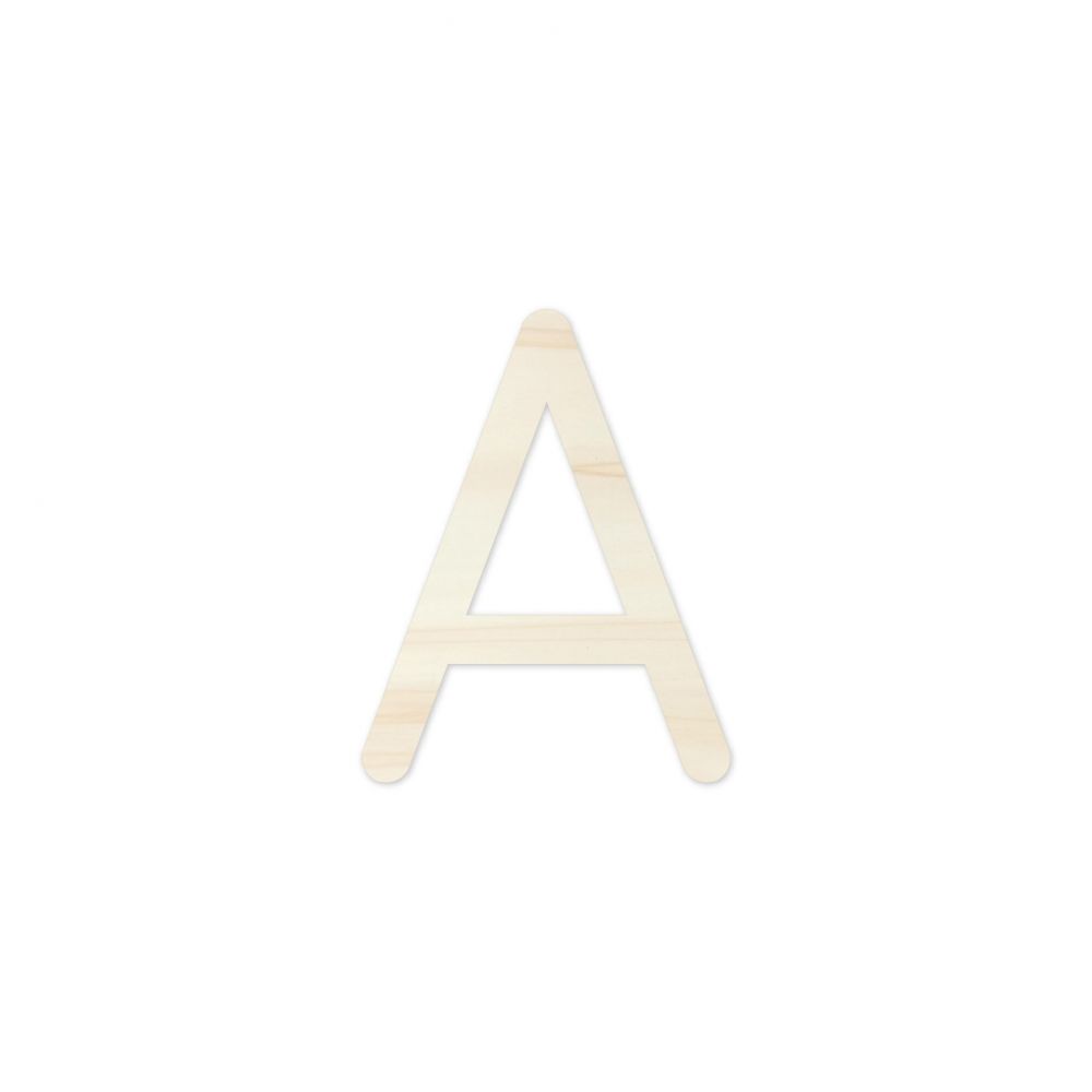 Lettre en bois alphabet - 14.5 cm