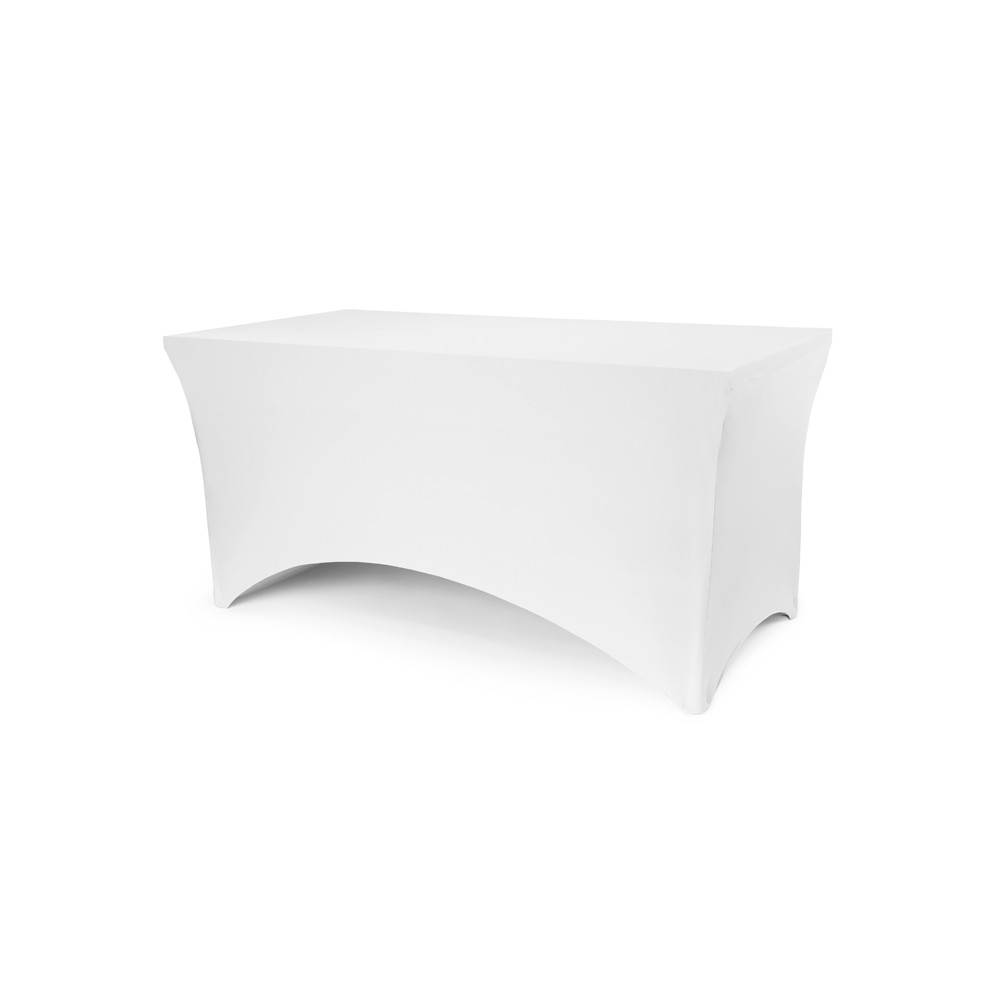 Housse de table de banquet, 183x76x74 cm, blanc