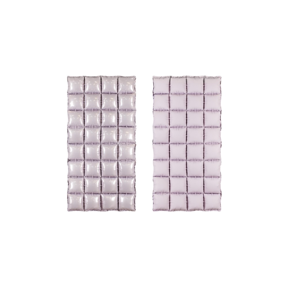 Rideau de ballons en aluminium double face, violet, 55 x 110 cm