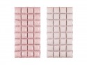 Rideau de ballons en aluminium double face, rose clair, 55 x 110 cm